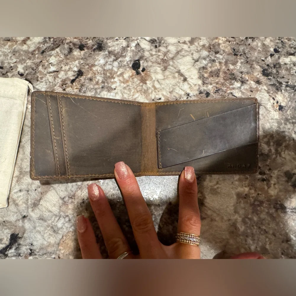 Andar Apollo Brown Leather Wallet - Picture 4 of 4